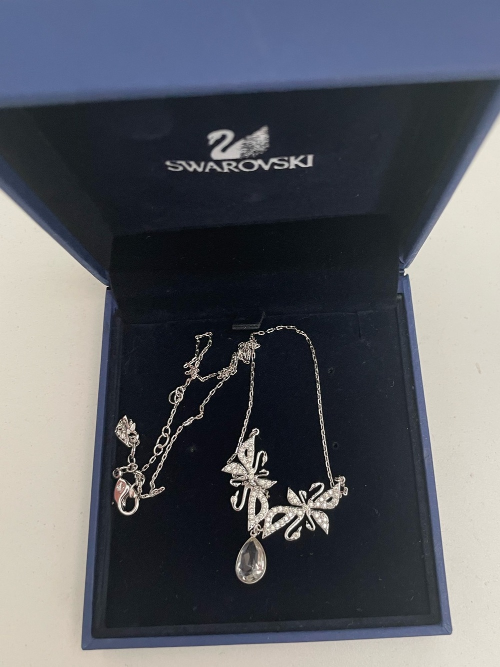 Swarovski  Butterfly  Pendant Necklace